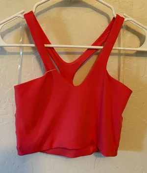 Lululemon Bend This V and Racer Bra. NWT SOLD OUT color GLZP S/M. (Glazed Pink) thumbnail 1