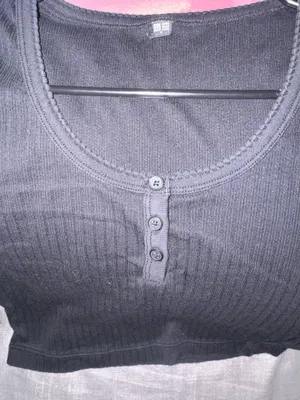 Black crop top thumbnail 4