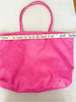 Carlos Falci Fatto a Mano Pink Zebra Print Embossed Tote Bag thumbnail 8