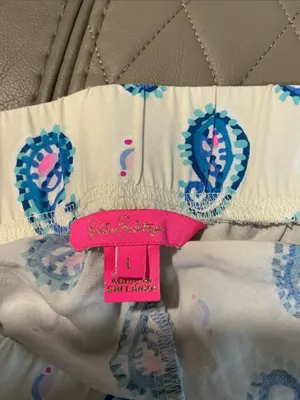 Lilly Pulitzer Girls Paisley & Floral Skirt - Blue & Pink thumbnail 5