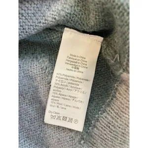 J. Crew blue and yellow argyle alpaca wool crewneck sweater thumbnail 7