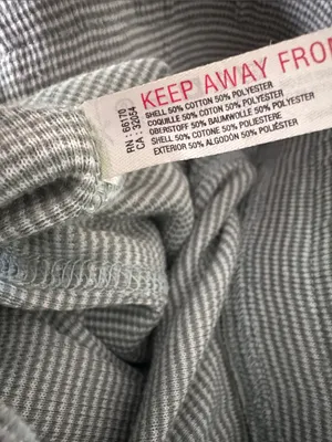 Free People Striped Slit Hem Lounge Sleep Pants XS thumbnail 7