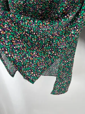 AX Paris Floral High Neck‎ Balloon Sleeve Blouse Size 6 NWT thumbnail 3