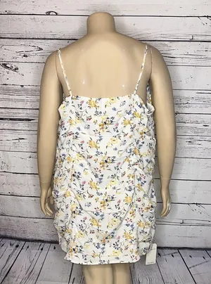 Abercrombie & Fitch NWT Size XXL Floral Print Fully Lined Ruched Mini Dress thumbnail 5