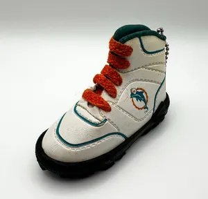 Miami Dolphins Vintage Sneaker Shoe Boot Key Chain Keychain NFL Collectors thumbnail 2