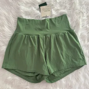 Halara SoftlyZero Airy High Waist Yoga Shorts Kashmir Size Large thumbnail 3