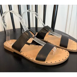 Franco Sarto Katness black double strap sandal size 6 thumbnail 2