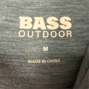 Bass Women's M Blue Green Pullover Hoodie Lightweight‎ Kangaroo Pocket thumbnail 7