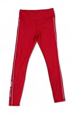 Zyia High Waisted Red Athletic Leggings - Size 12 thumbnail 1