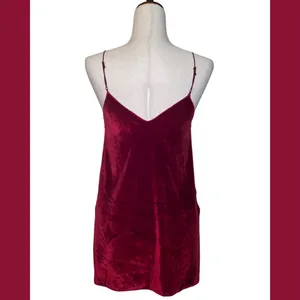 Intimately Free People Red Velvet Tank Top thumbnail 2