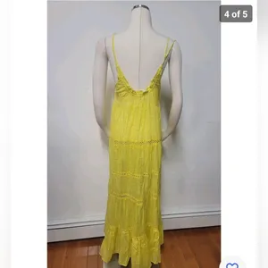 Free People Midnight Dance Print Maxi Slip Size S thumbnail 4