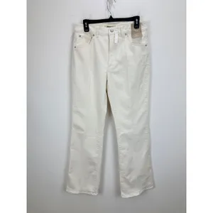 Madewell Relaxed Bootcut Jeans Vintage Ivory Comfort StretchHigh Rise US 29 NWT thumbnail 7
