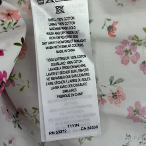 French‎ Connection Strapless Floral Maxi Dress Cerise Pink Multi Cotton - 0 NEW thumbnail 7