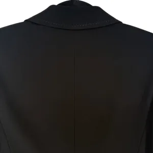Ann Taylor Womens Black Three Button Pick Stitch Blazer Suit Jacket Sz 4 Career thumbnail 6