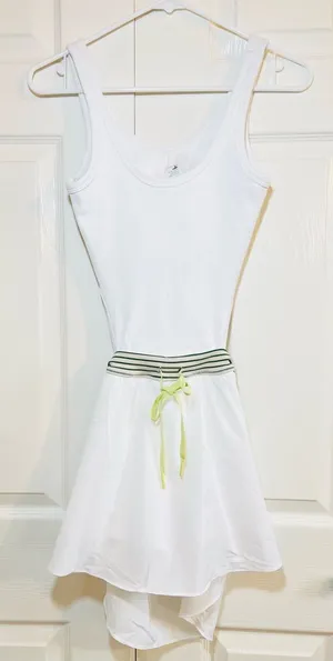 OFFLINE By Aerie White Ribbed Tank Top Cutout Tennis Skort Dress Size S thumbnail 1