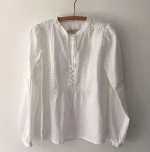 Loft Peasant Top Embroidered Bell Sleeve thumbnail 2