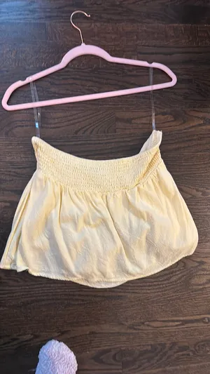 Butter yellow Peppermayo tube top thumbnail 3