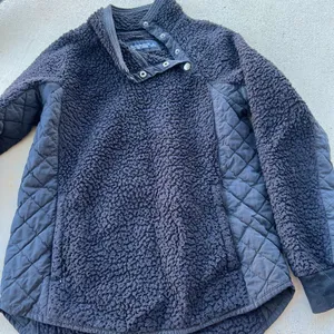 Abercrombie & Fitch small‎ blue sherpa pullover thumbnail 3