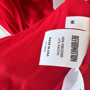 Reformation Red Maxi Dress Scoop Neck Strappy Back | Made in USA thumbnail 8