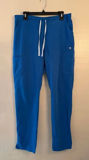 Figs  Blue Drawstring Utility Pants large tall thumbnail 1