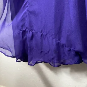 Jovani Purple 100% Silk One Shoulder Formal Gown thumbnail 5