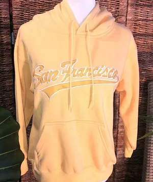 San Francisco Pale Yellow Hoodie XS thumbnail 1