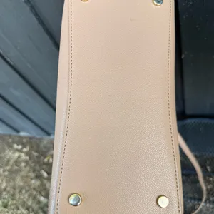 Tan Fashion Shoulder & Crossbody Bag with Gold Hardware thumbnail 4