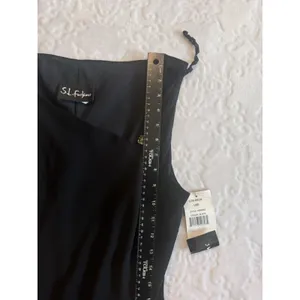 Women's size 14 S.L. Fashions black formal dress Made In U S A thumbnail 6