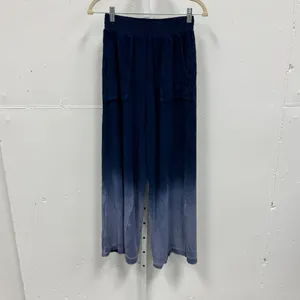 Anthropologie Electric& Rose Miramar Terry Pant in Blue Ombre Small Relaxed Navy thumbnail 2