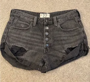 Free People Denim Shorts thumbnail 1
