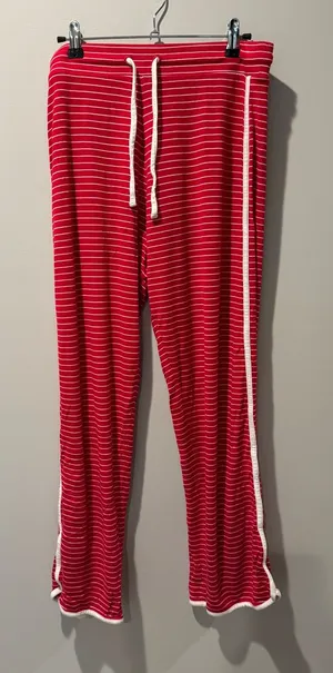 Vineyard Vines Red White Striped Lounge Pants pajama‎ pants Size small thumbnail 1