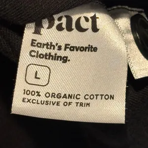 Pact Black Organic Cotton One Button Airplane Blazer - size Large thumbnail 6