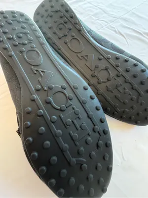 Coach Fortunata Signature C Black Jacquard Patent Leather Loafers Women’s 7.5B thumbnail 9