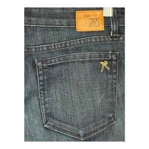 Raven Denim Custom Fit Jeans Womens 29 Dark‎ Blue Straight Leg Made in USA thumbnail 11