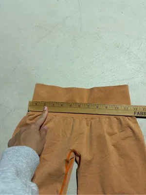 NVGTN High-Waist Orange bike shorts small thumbnail 2