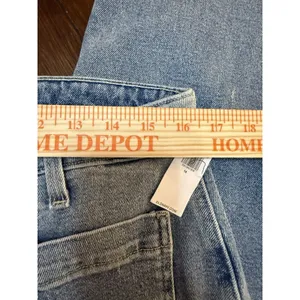 Old Navy Sky-Hi Wide Leg Jeans Extra High Rise Medium Wash Blue Size 14 NEW thumbnail 5