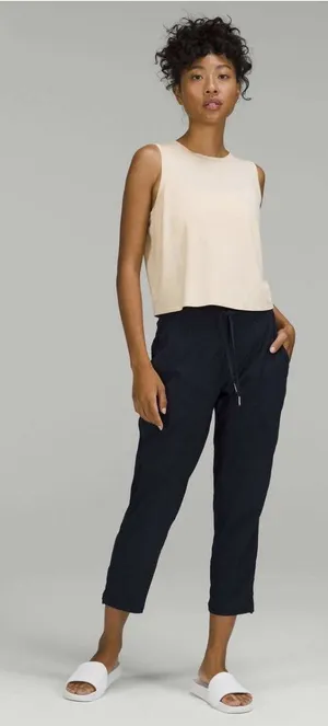 Lululemon Dance Studio Mid-Rise Crop 25" in True Navy size 6 thumbnail 1