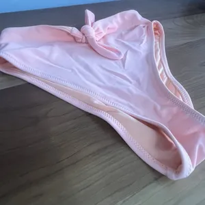 Aerie High Waisted High Cut‎ Cheeky Bikini Bottoms Tie Front Pink Size XS thumbnail 2