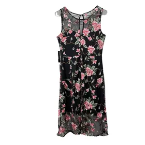 NWT Lulus Headliner Floral Embroidered Sleeveless Midi Dress‎ Size MEDIUM thumbnail 7