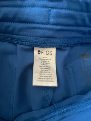 Figs Scrub Jogger Pants Womens Small Blue Medical Nursing Uniform Comfort thumbnail 6