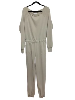 REVOLVE Lovers and Friends x Rachel Caddie Lounge Jumpsuit in Sandstone - Size L thumbnail 2