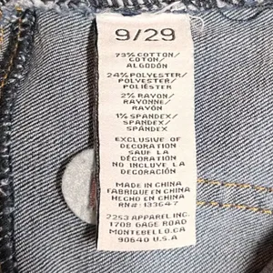 Juicy Couture Rhinestone Carpenter Jeans Wide Leg‎ Dark Wash Denim Size 9/29 NWT thumbnail 5