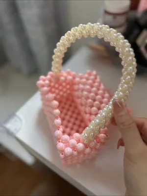 Handmade Pink Beaded Top thumbnail 3