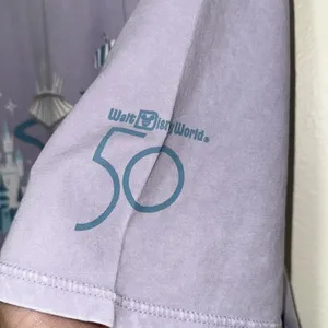 Disney Walt Disney World 50th purple woman t shirt size XL thumbnail 3