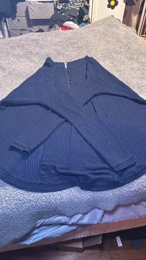 Free People blue tunic size large thumbnail 4