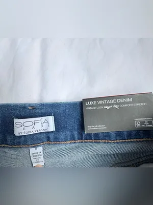 Sofia Jeans Sofia Vergara Margot Wide Leg Jeans Size 8 NWT Super High Rise thumbnail 13