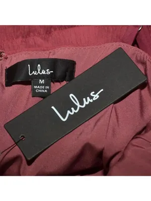 NWT Lulus Cue the Cuteness Mauve Twist-Front Midi Dress Size M Crinkle Texture thumbnail 11