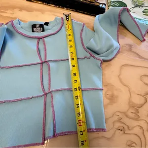Y2K‎ The Ragged Priest Urban Outfitters Women's Blue Y2K Cutout Ribbed Top Sz 14 thumbnail 13