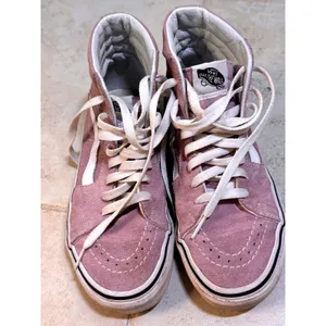 Vans Sk8-Hi High Top Sneakers Lavender Purple Suede Canvas Skate Shoes Womens‎ 7 thumbnail 2