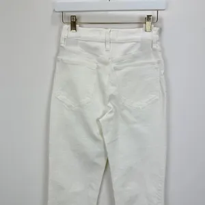 Madewell The Perfect Vintage Jean Tile White High Rise Classic Raw Hem US 23 NWT thumbnail 16